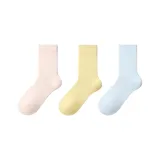 1 핑크 1 라이트 옐로우 1 라이트 블루 (16CM)[신상 100% 순면]