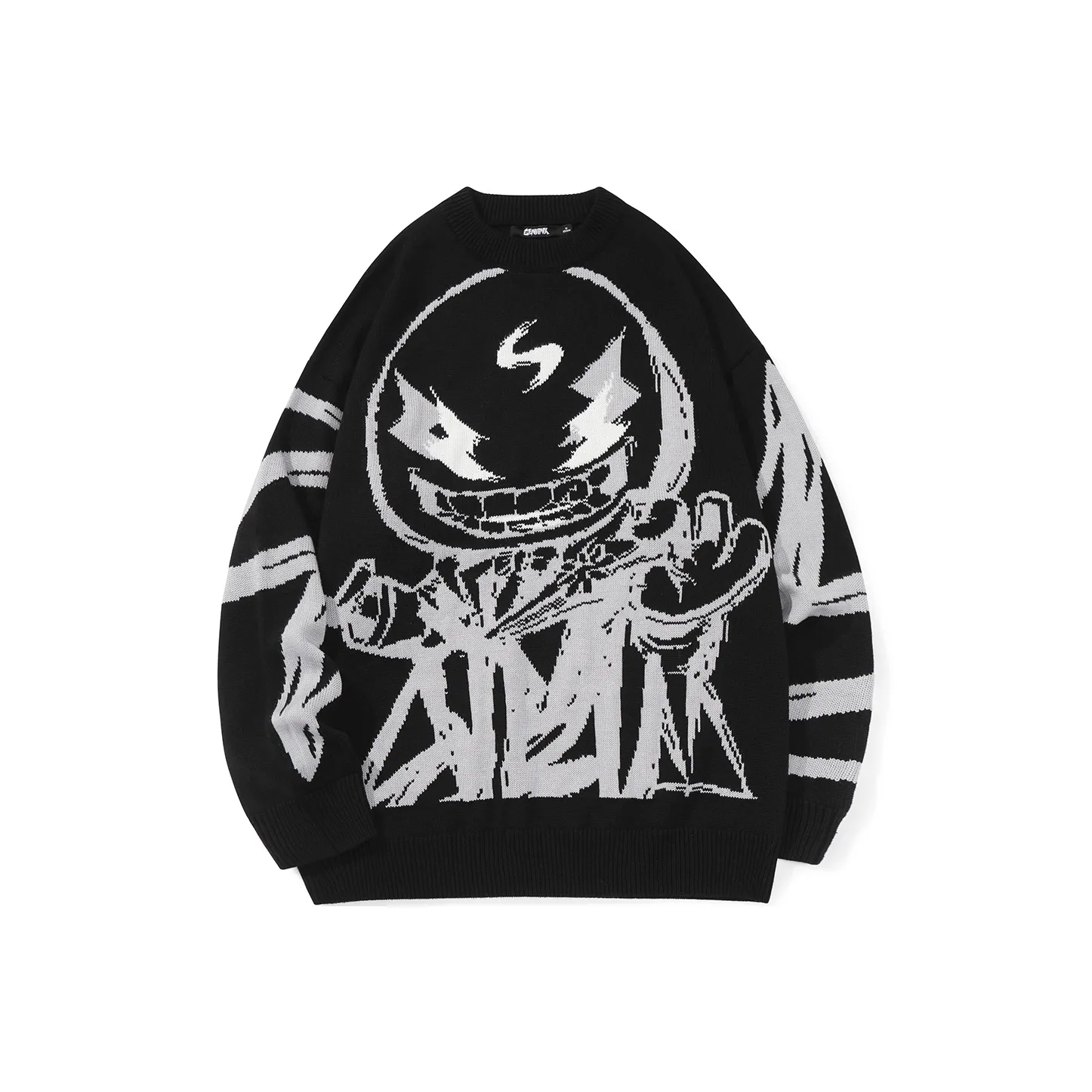 GENANX Sweaters Unisex Black