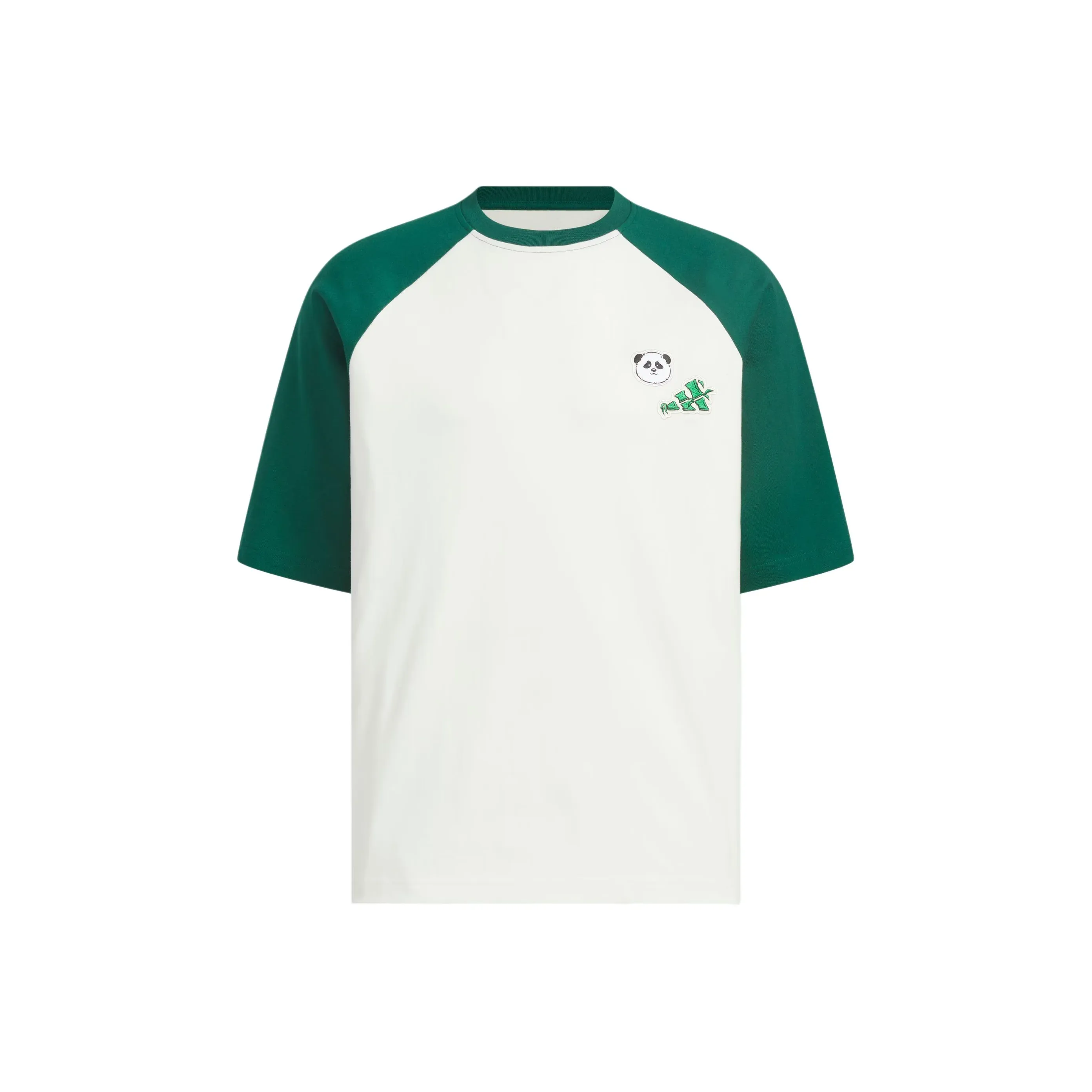 Adidas T-Shirt Мужской Нефрит Белый Лесной Зеленый