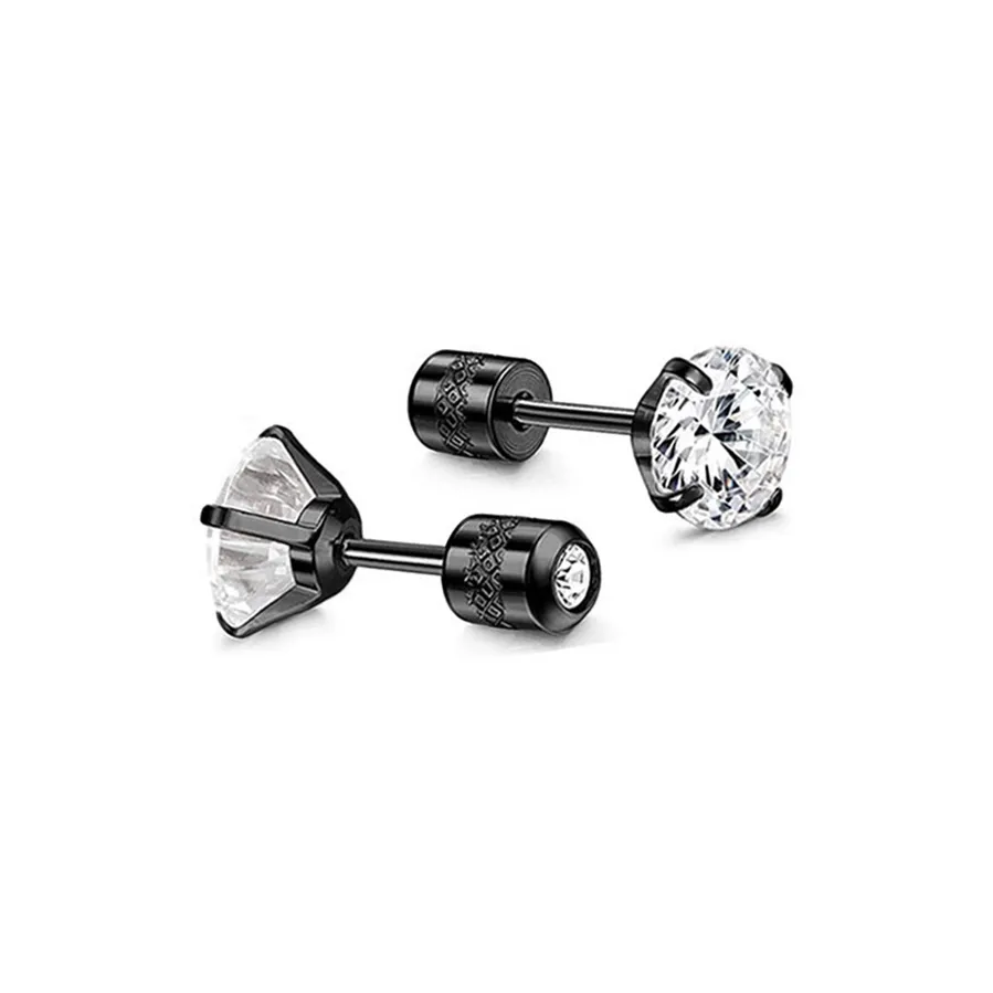 MOREL Stainless Steel Stud Earrings Unisex