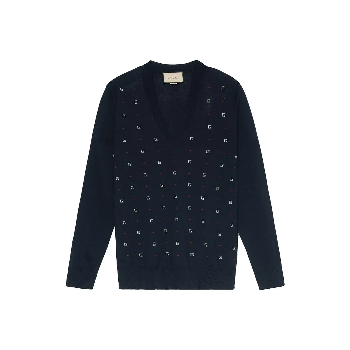 GUCCI Sweaters Men's Dark Blue