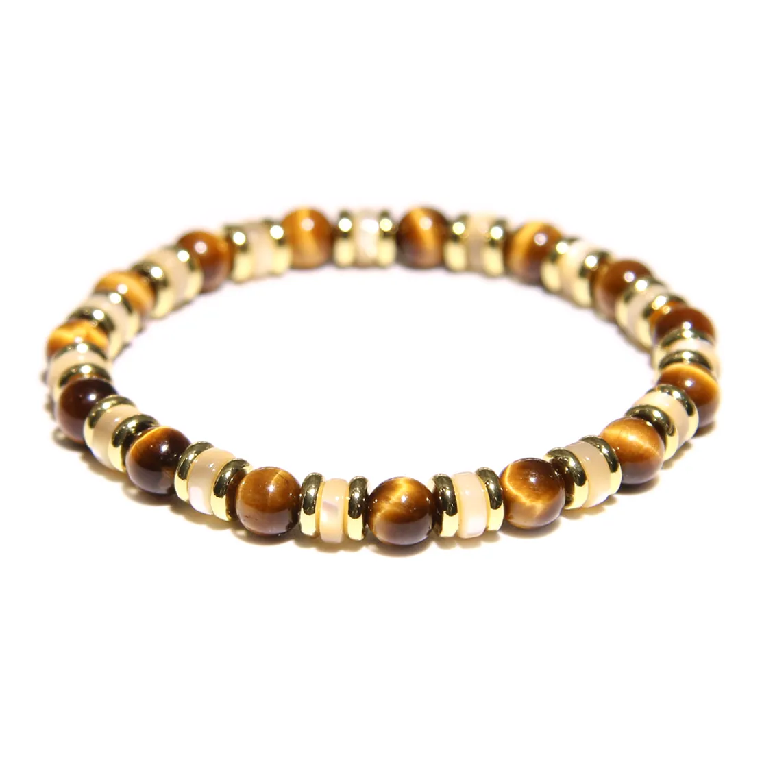 DRAGON Li Желтый Камень Тигровый глаз Браслеты Унисекс
