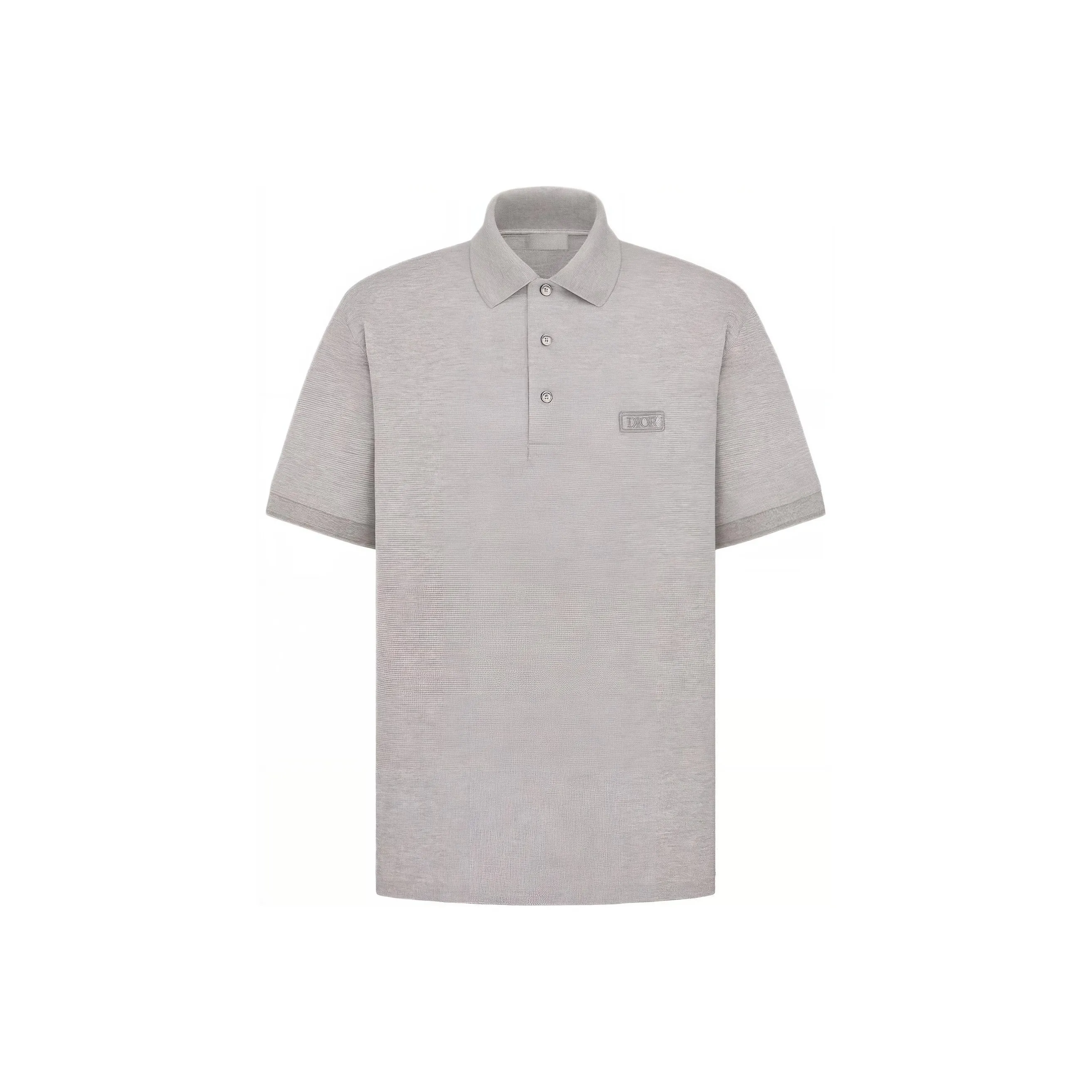 DIOR Icon Polo Shirt Men's Gray