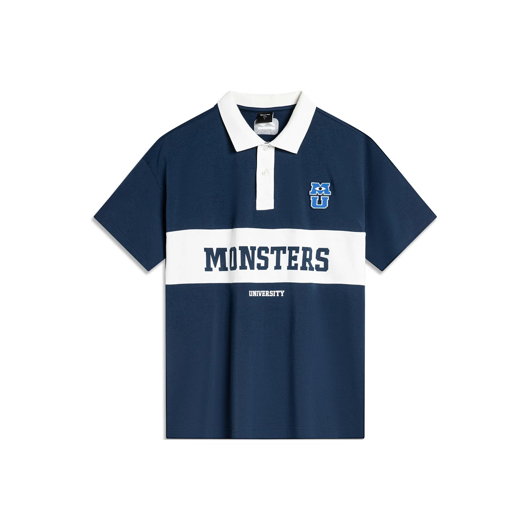 LiNing x Disney Polo Shirt Unisex Dark Navy/Ivory
