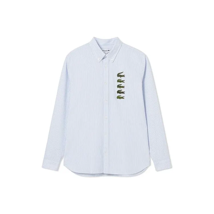 LACOSTE Белая унисекс рубашка