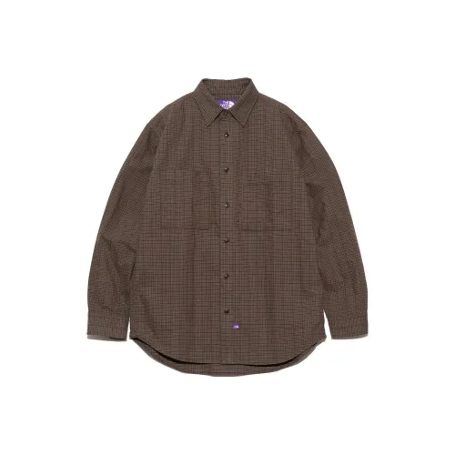THE NORTH FACE PURPLE LABEL Коричневый Мужские Рубашки