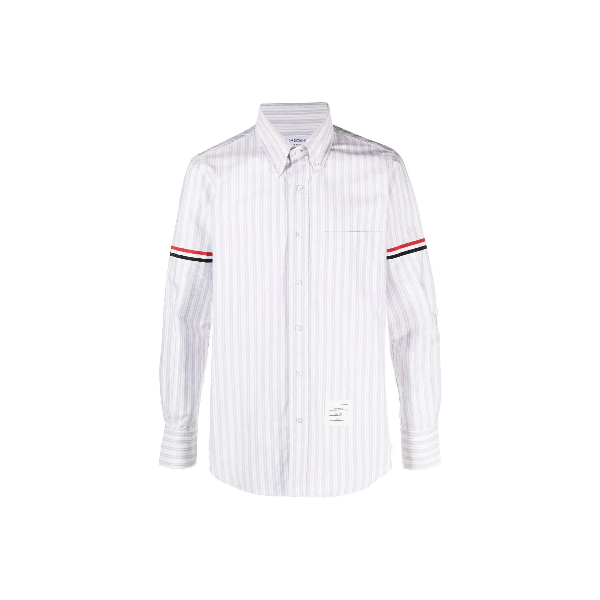THOM BROWNE Striped Buttoned Shirt