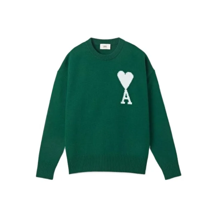 Ami Oversize Crewneck Sweater
