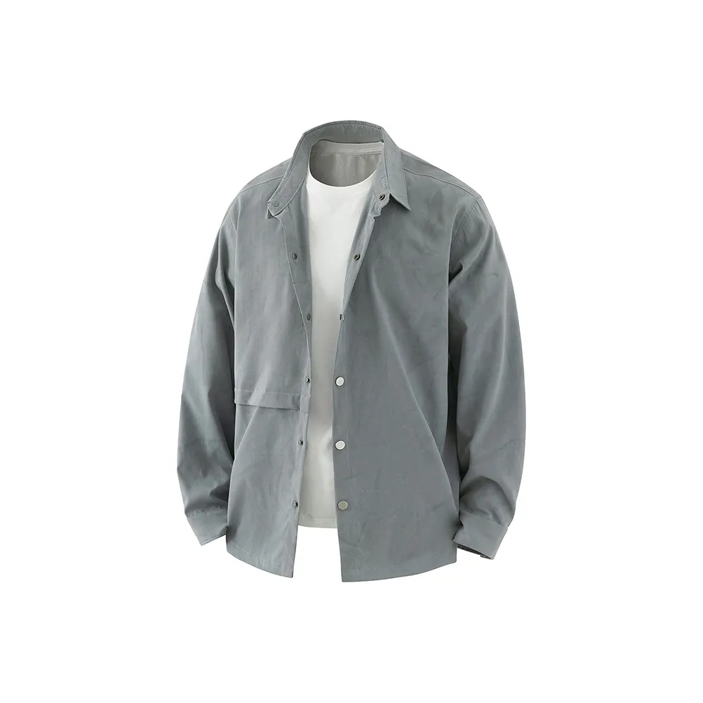 APUNCHLINEWORKSHOP Spring Summer Long Sleeved Thin Shirt For Men Unisex