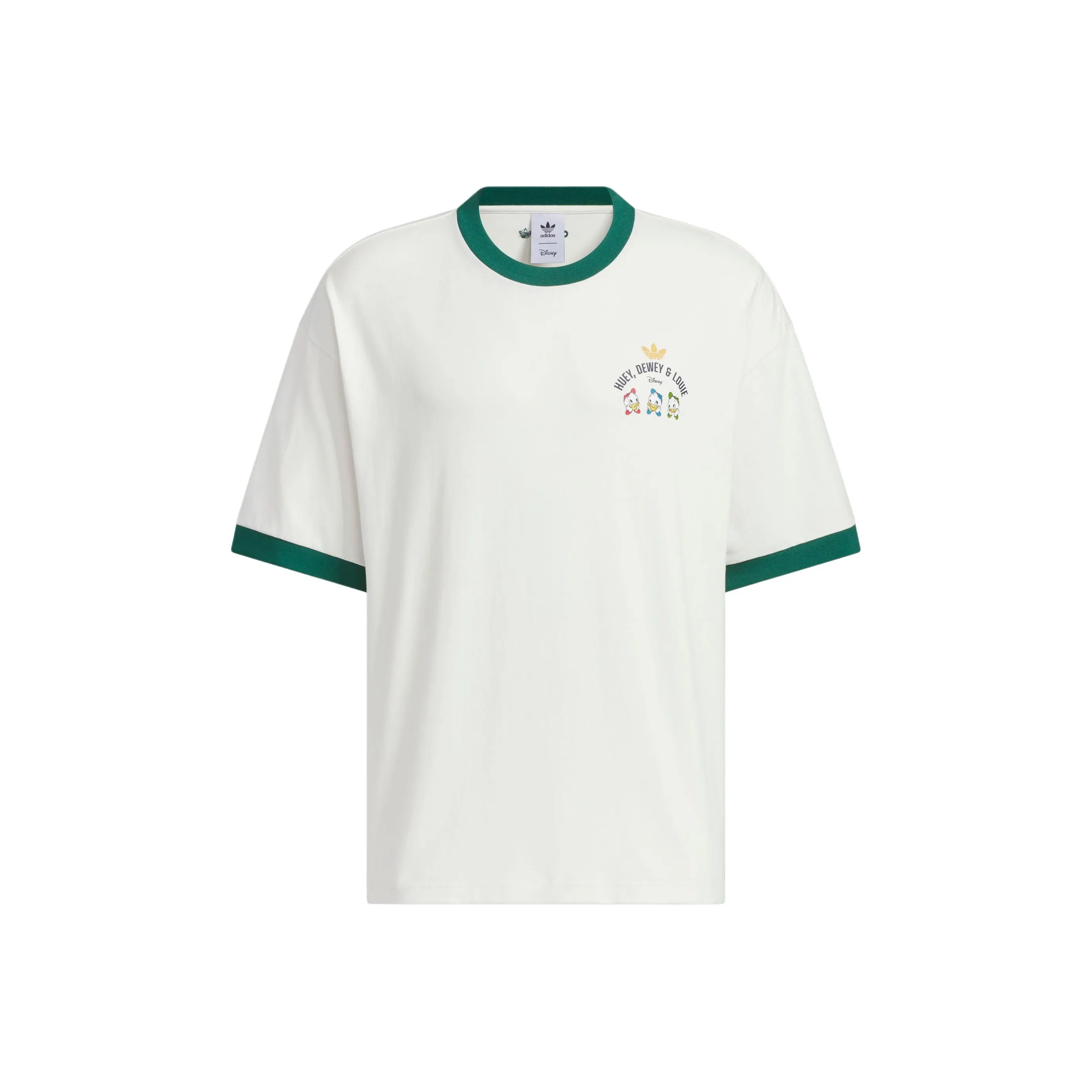 Adidas x DISHINI,LIANMINGKUAN Disney Co branded T Shirt Unisex White