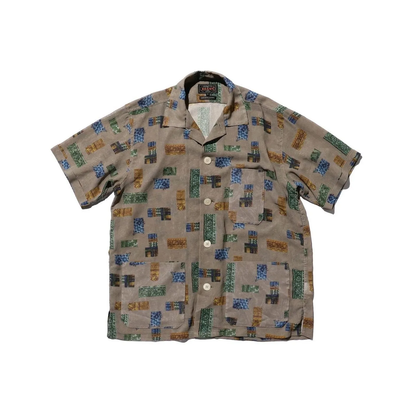 Beams Shirts Men Light Umber