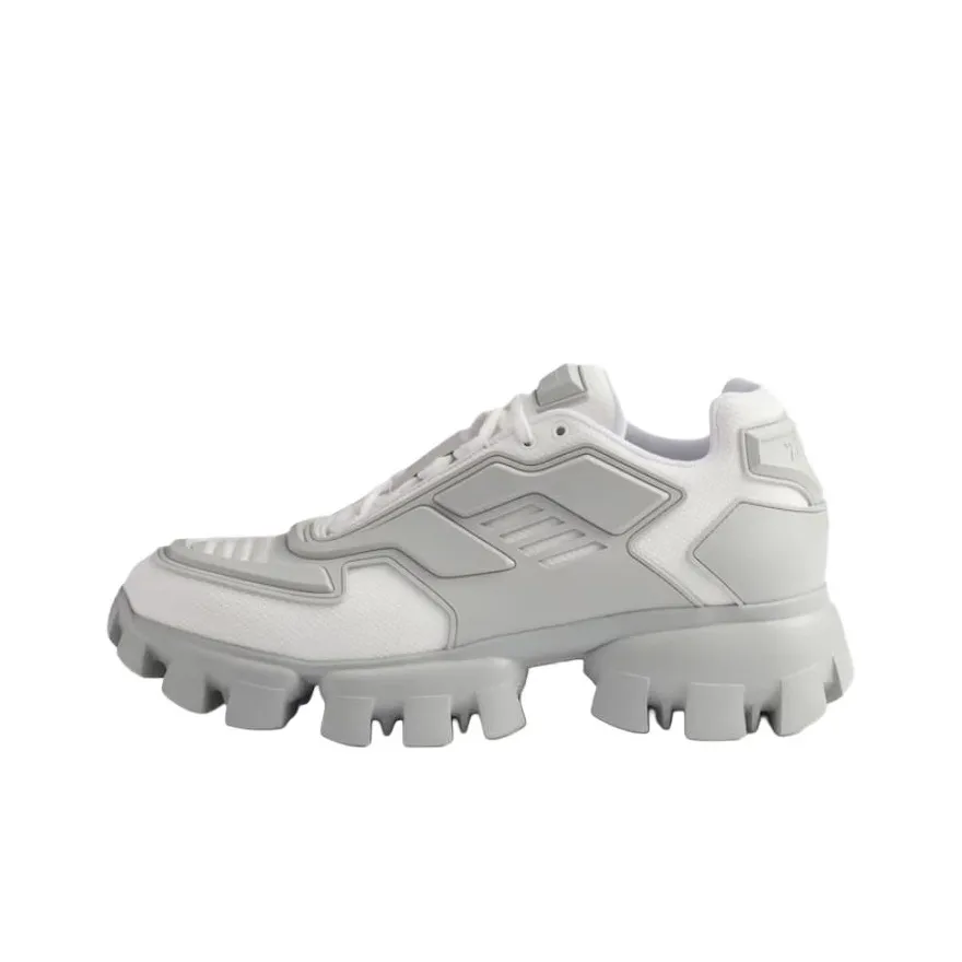PRADA Cloudbust Thunder Low Top Chunky Sneakers Men's White Gray
