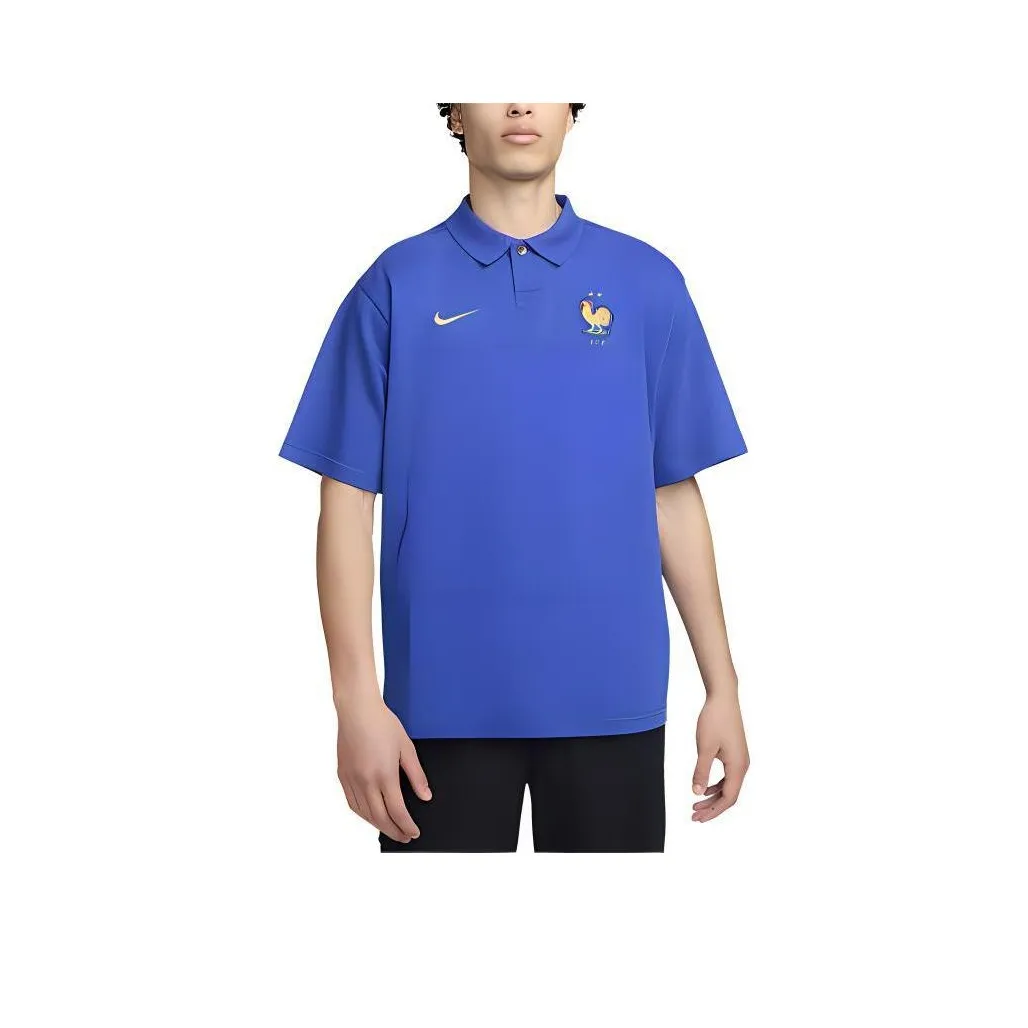 Nike FFF Поло Мужское Ярко-Синий