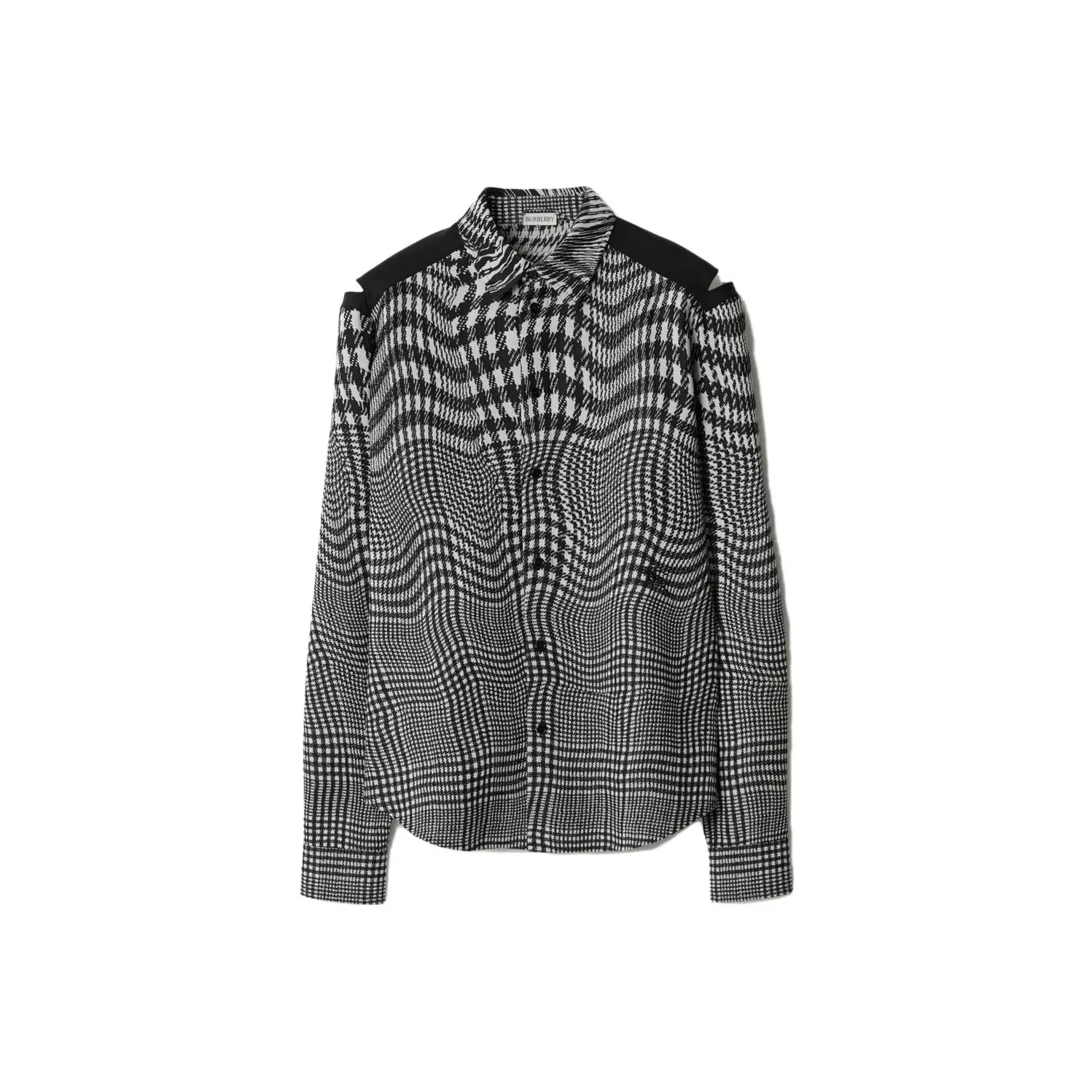 Burberry Рубашка Мужская Черно-Белая