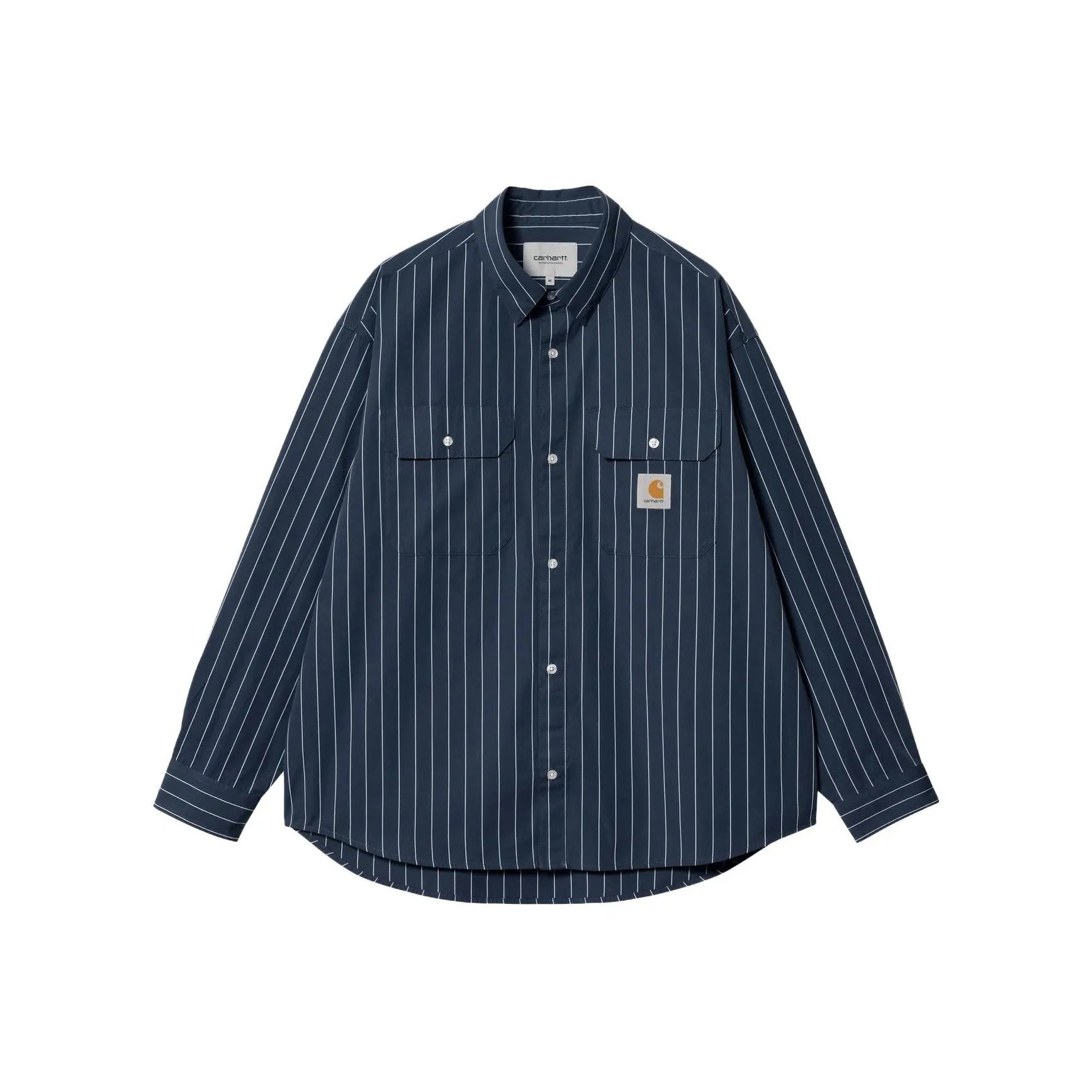 Carhartt WIP Men Camisa Orlean Shirt Blue