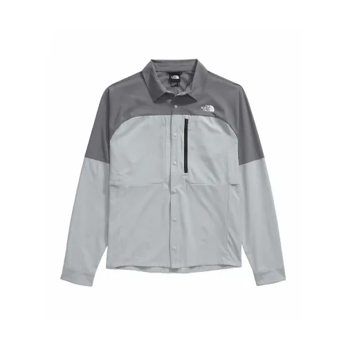 The North Face HIGH RISE Серый/Дымчатый Жемчужный Мужские Рубашки