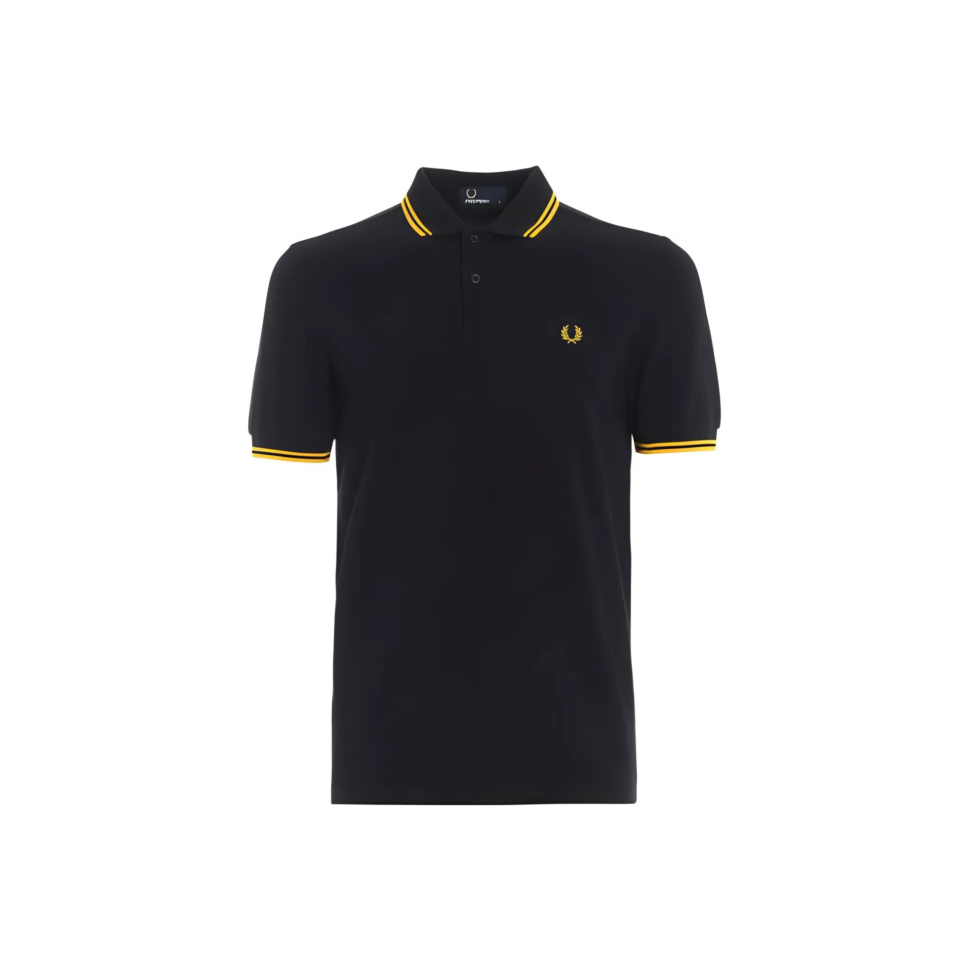FRED PERRY Поло Мужское Черное
