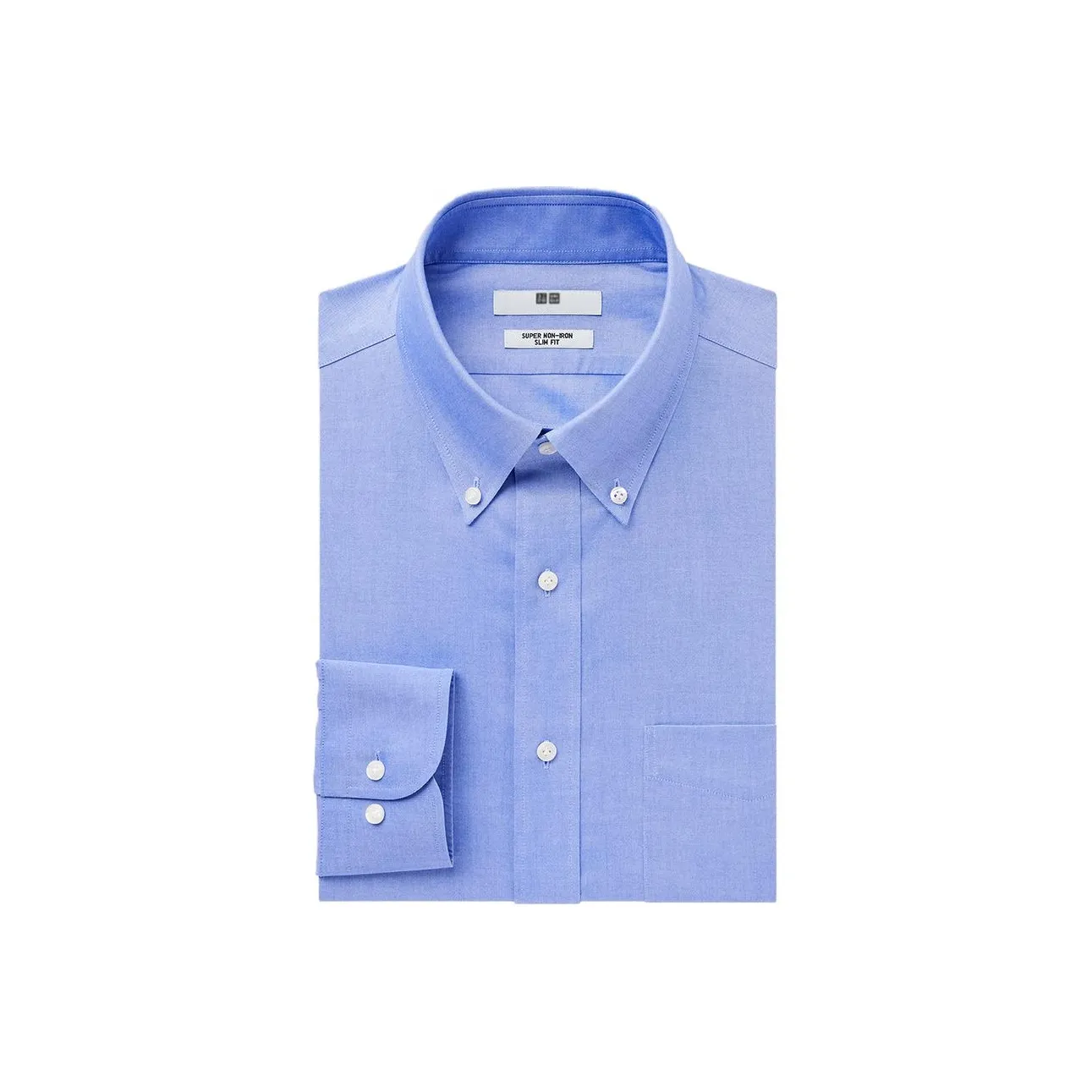 UNIQLO Озерно-голубой 64 Мужские Рубашки