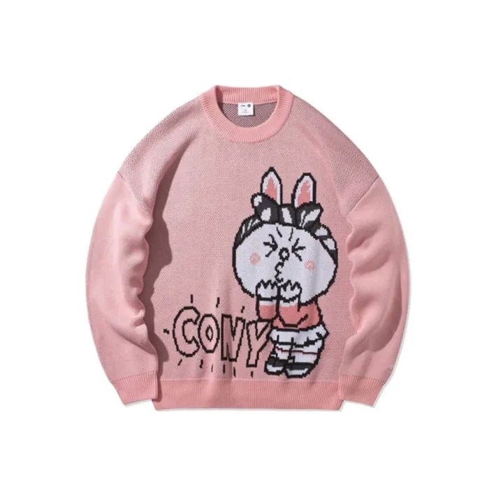 Line Friends X LINING Sweaters Unisex Pink