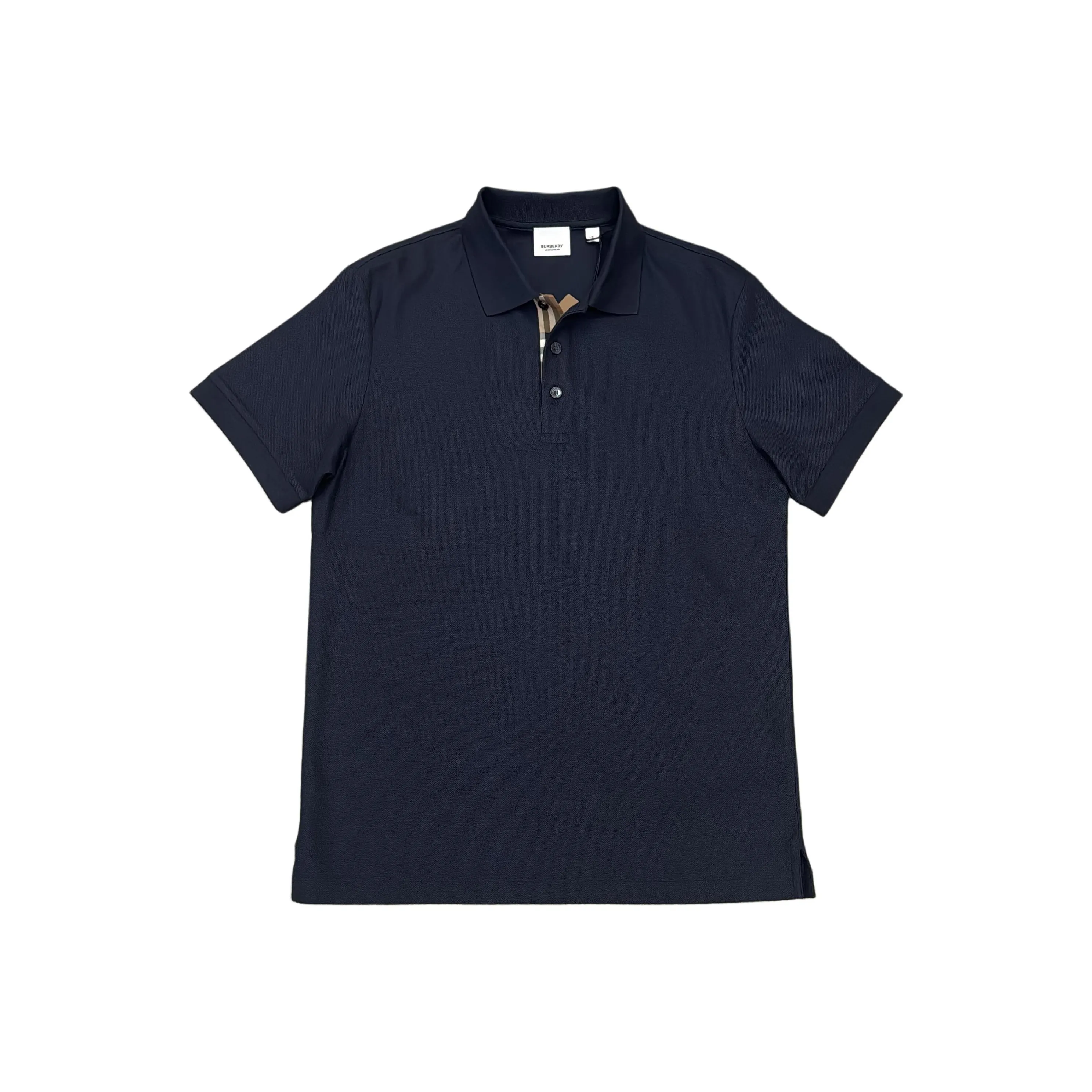 Burberry SS24 Polo Shirt Men's Blue