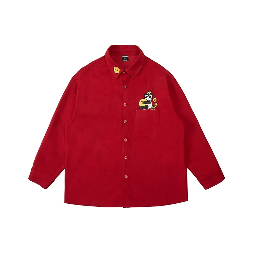 WAYNEXZAVIER Shirts Men's Burgundy