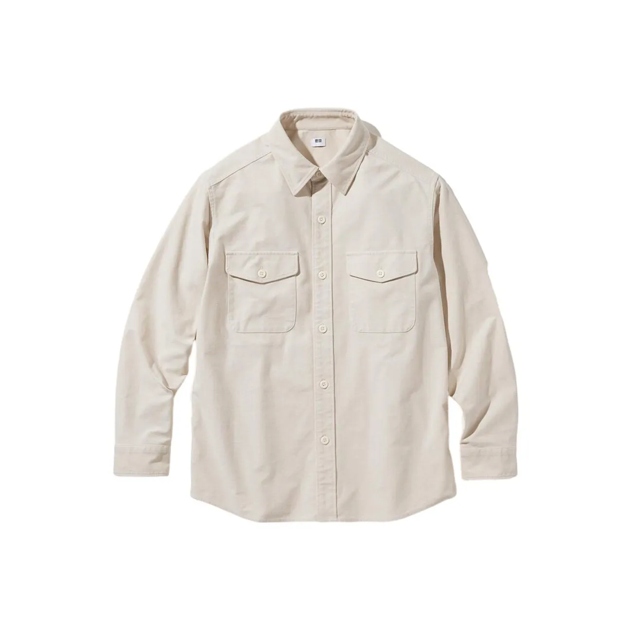 UNIQLO Сливочный Мужская Рубашка