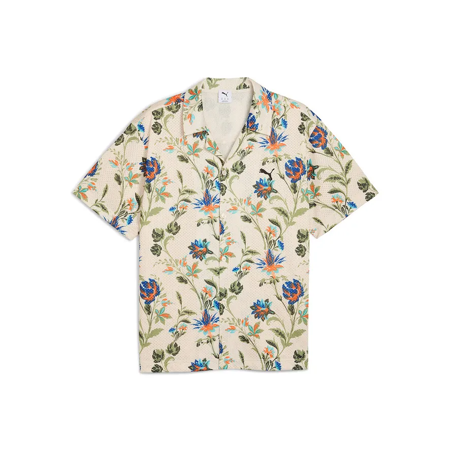 PUMA AOP Экрю Мужские Рубашки