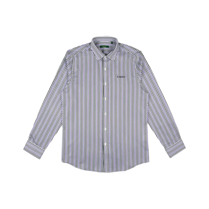 Raidy Boer Рубашка Мужская Фиолетовая Полосатая