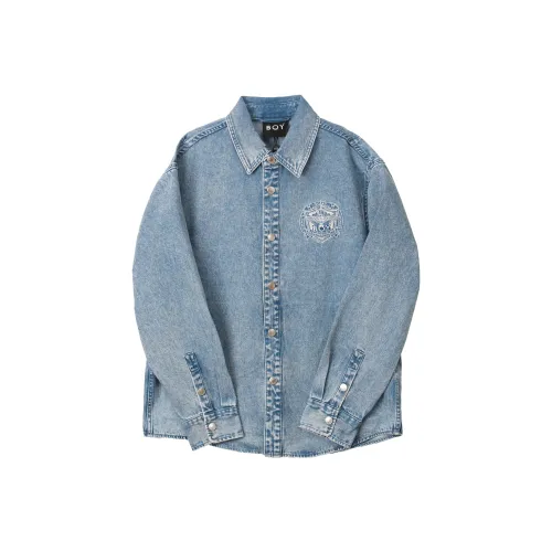 BOY LONDON Небесно-голубой Унисекс Джинсовые куртки