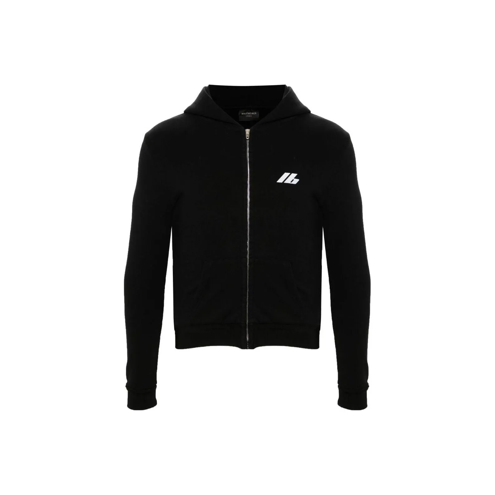 Balenciaga Activewear Jersey Full Zip Hoodie