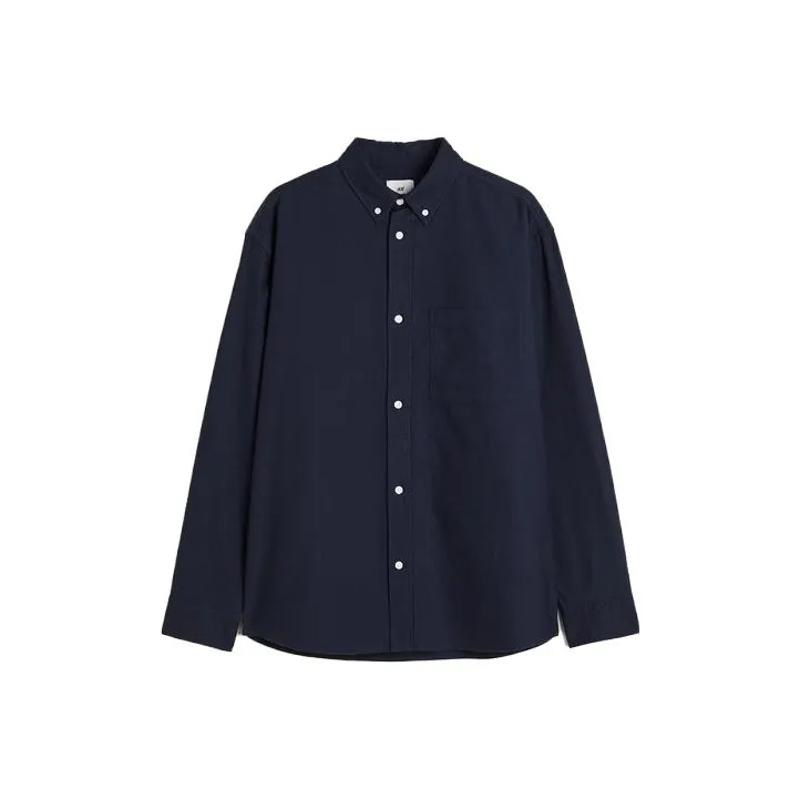 H&M 2-3 Shirts Men Dark Blue