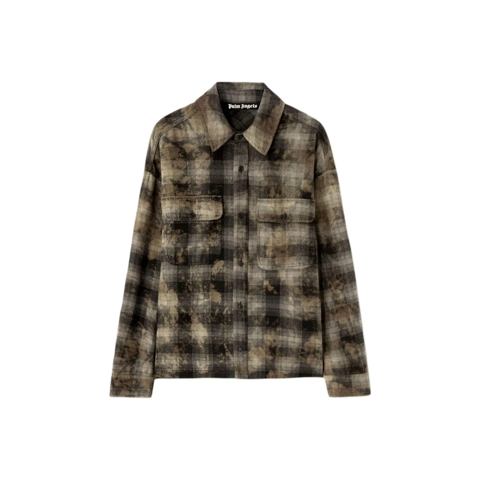 PALM ANGELS Коричневые Мужские Рубашки