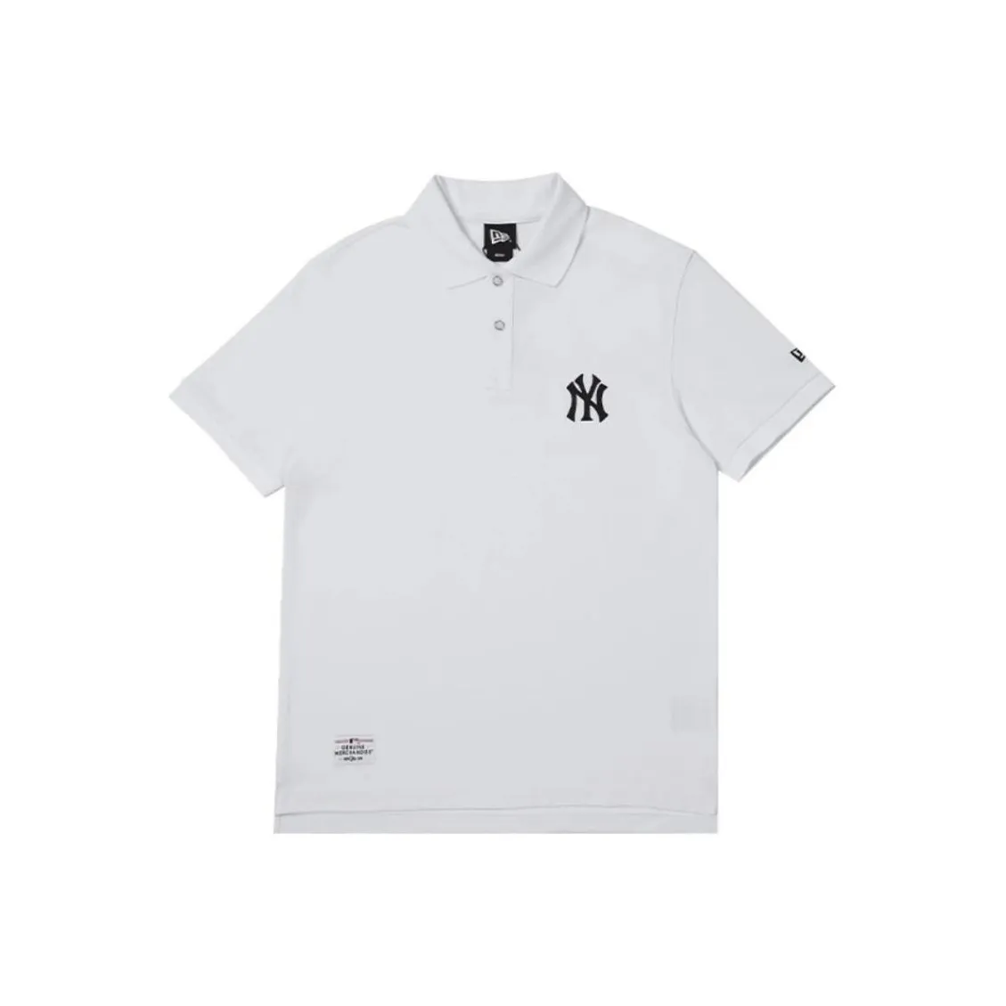 New Era x MLB Polo Shirt Unisex White