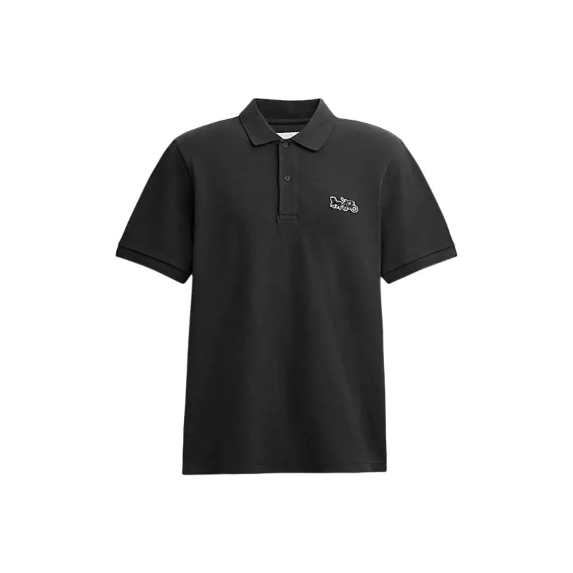 COACH SS24 Поло Мужское Черное