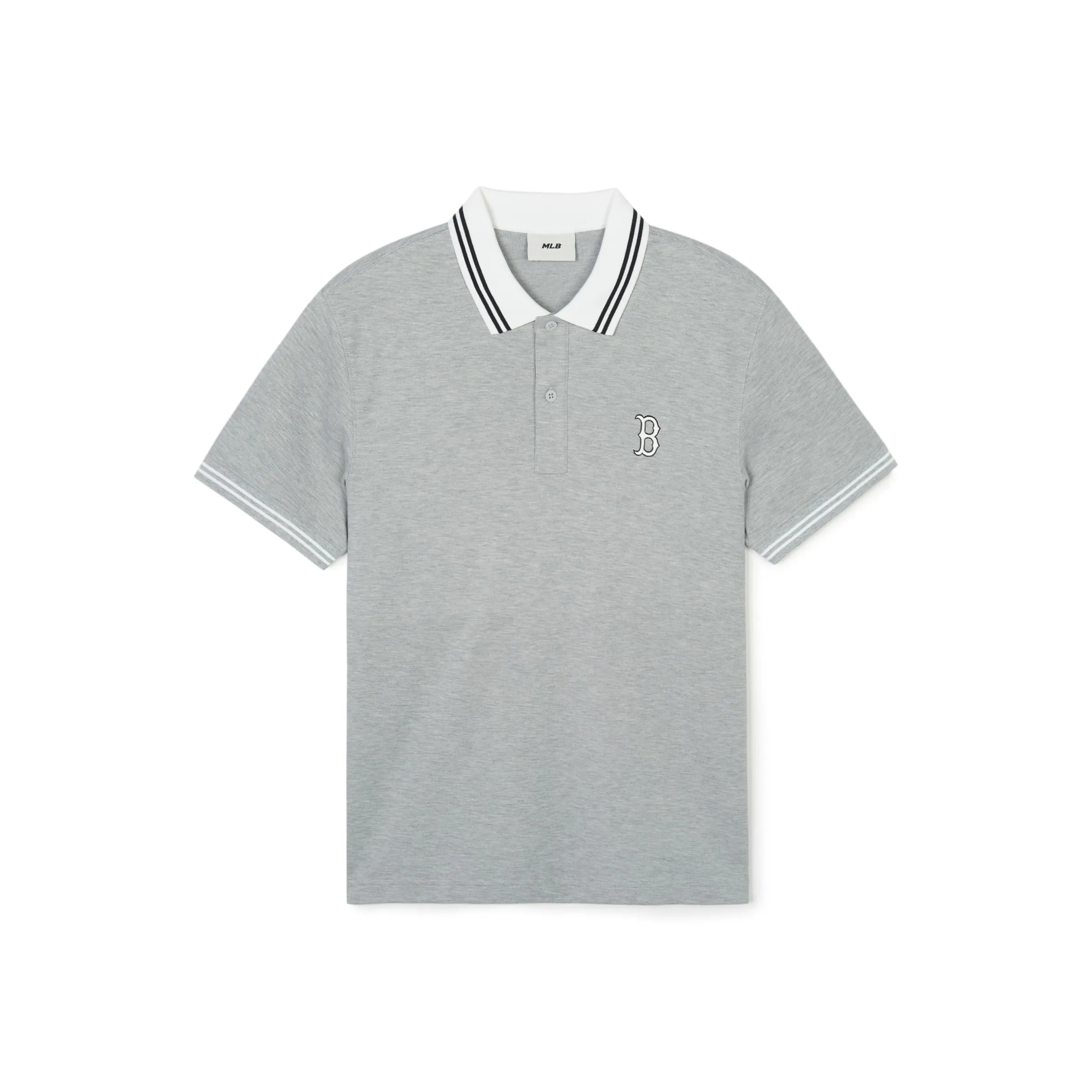 MLB Polo Shirt Unisex Light Gray