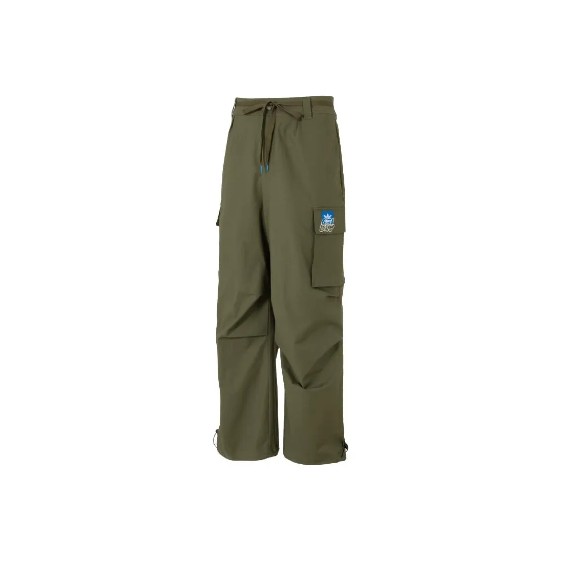 Adidas SS25 Вязаные тренировочные брюки мужские армейский зеленый