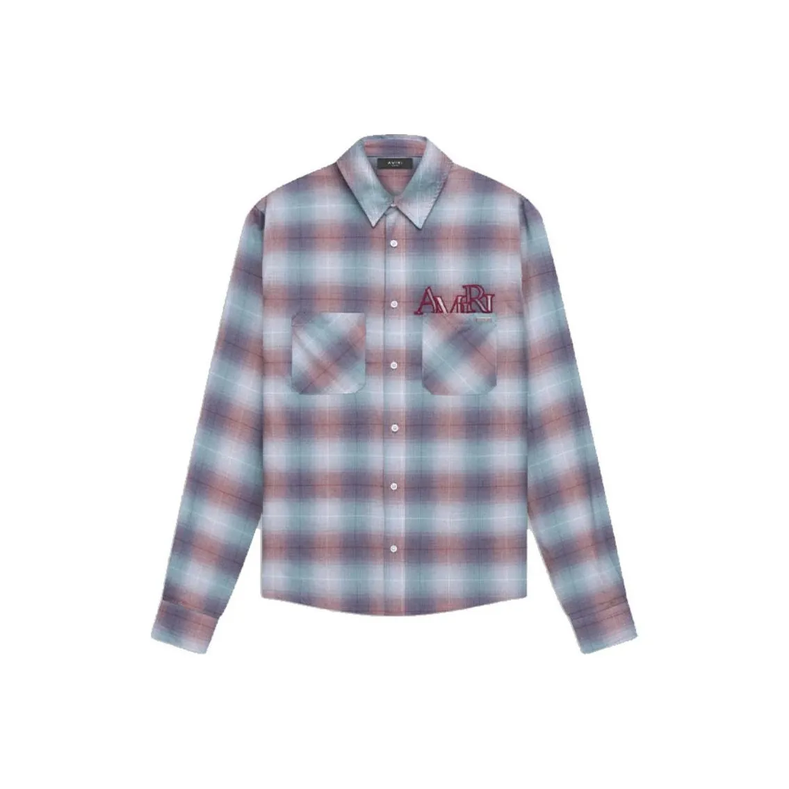 AMIRI Синий Красный и Многоцветный Мужские Рубашки