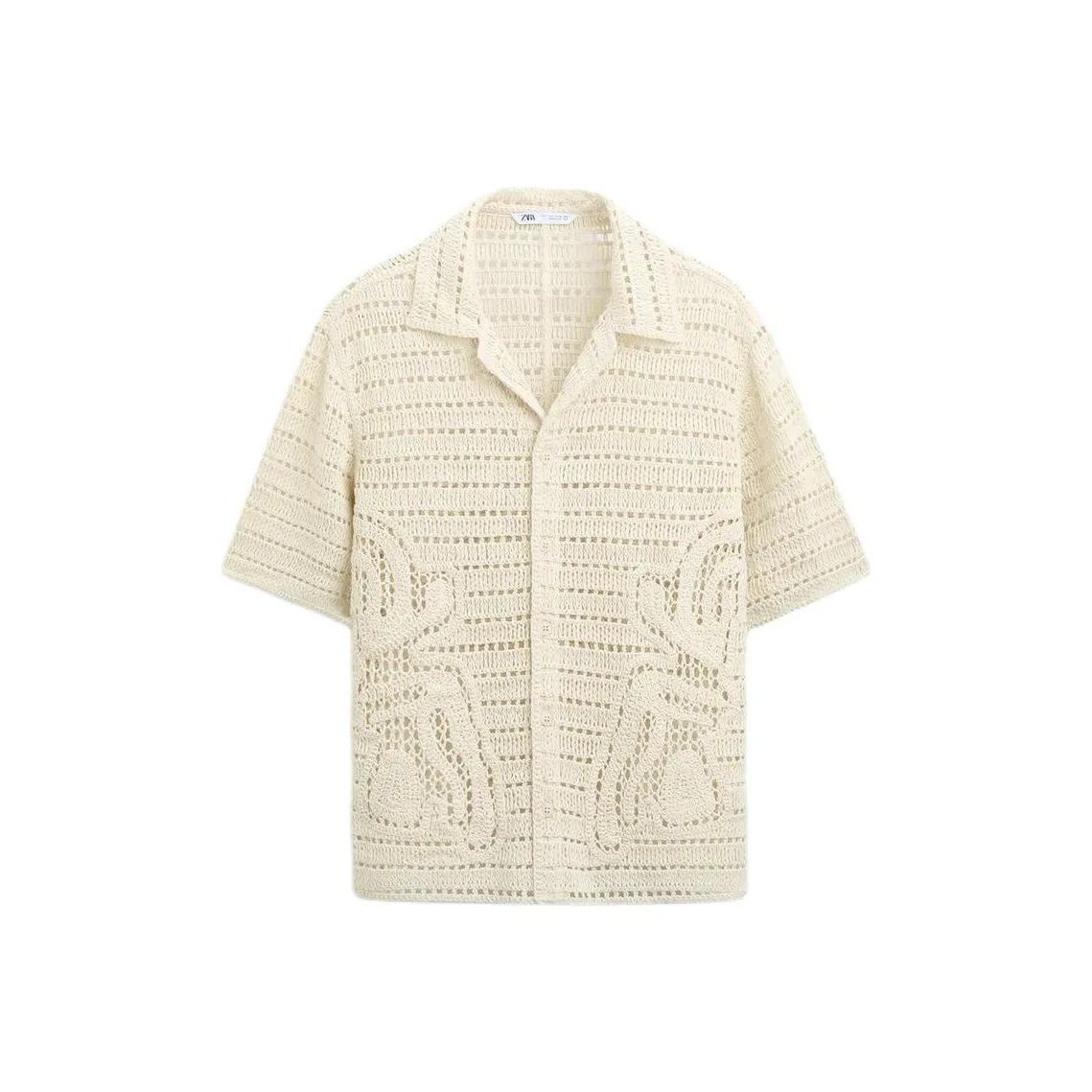 ZARA GREY Shirts Men Frosted White