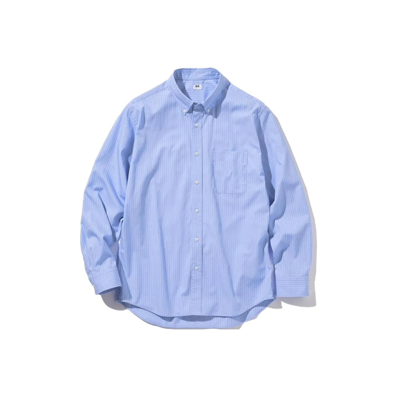 UNIQLO Небесно-голубой Мужские Рубашки