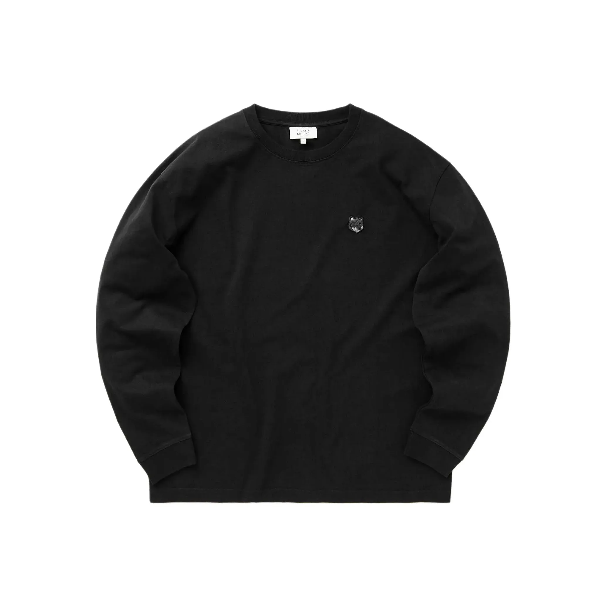 Maison Kitsuné Bold Fox Head Patch Long Sleeved T Shirt