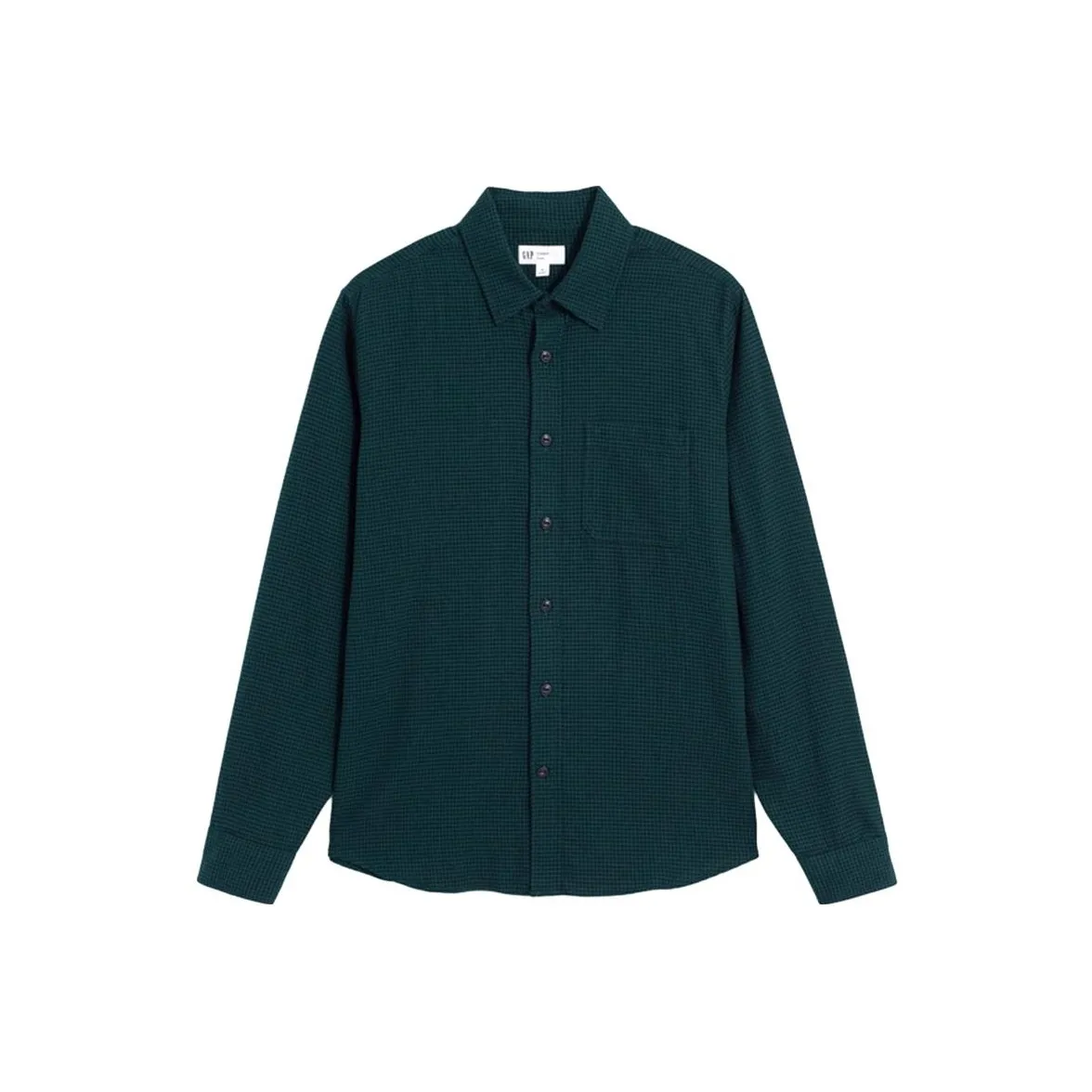 GAP co-brand Темно-зеленая мужская рубашка