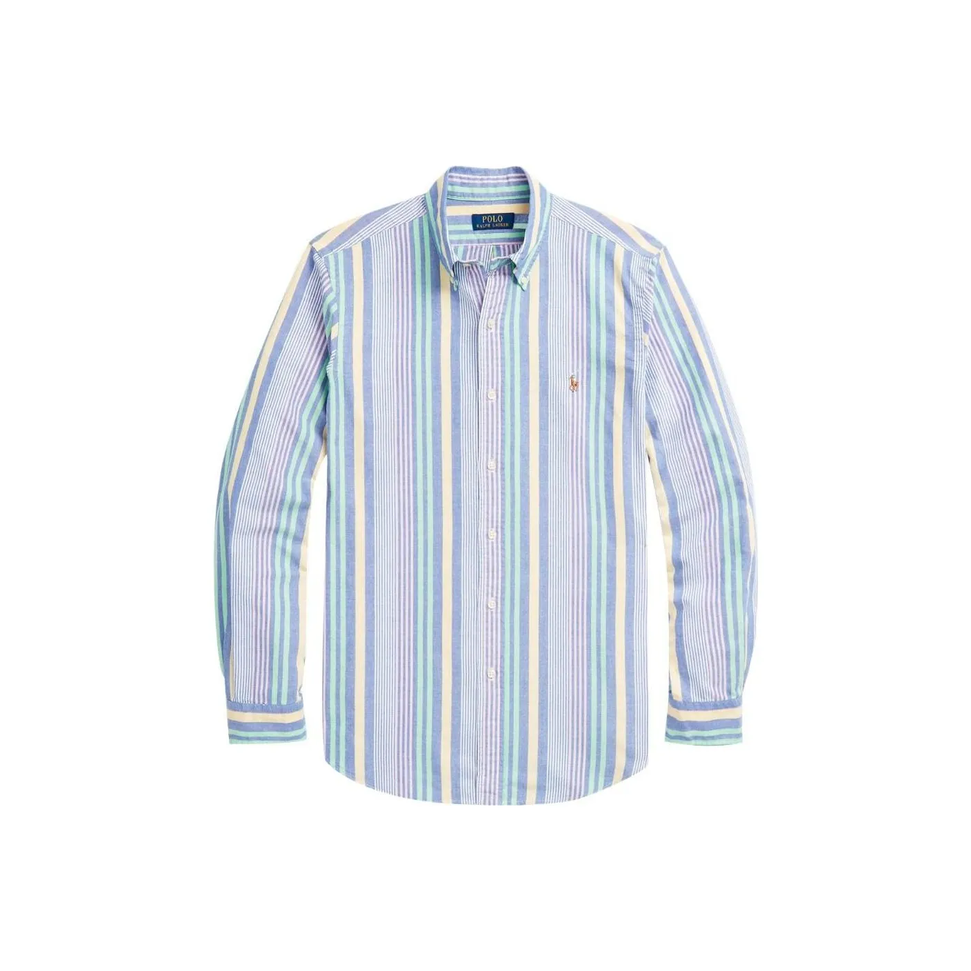 Polo Ralph Lauren FW23 Рубашка Мужская Розовая Синяя