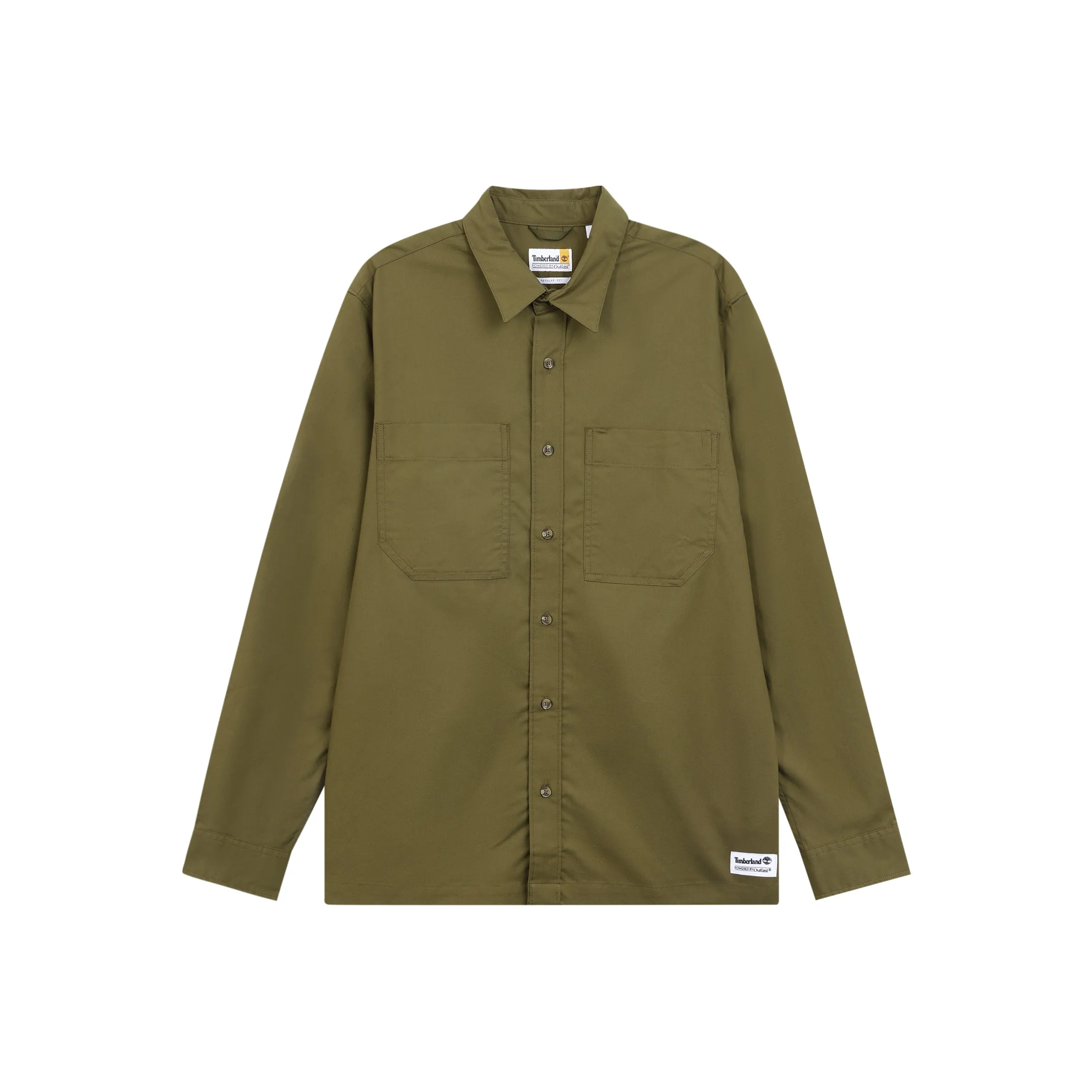 Timberland Рубашка Мужская Оливково-Зеленая