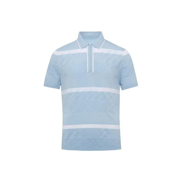 LI NING 1990 GOLF серия Поло Мужское Ледниково-голубой