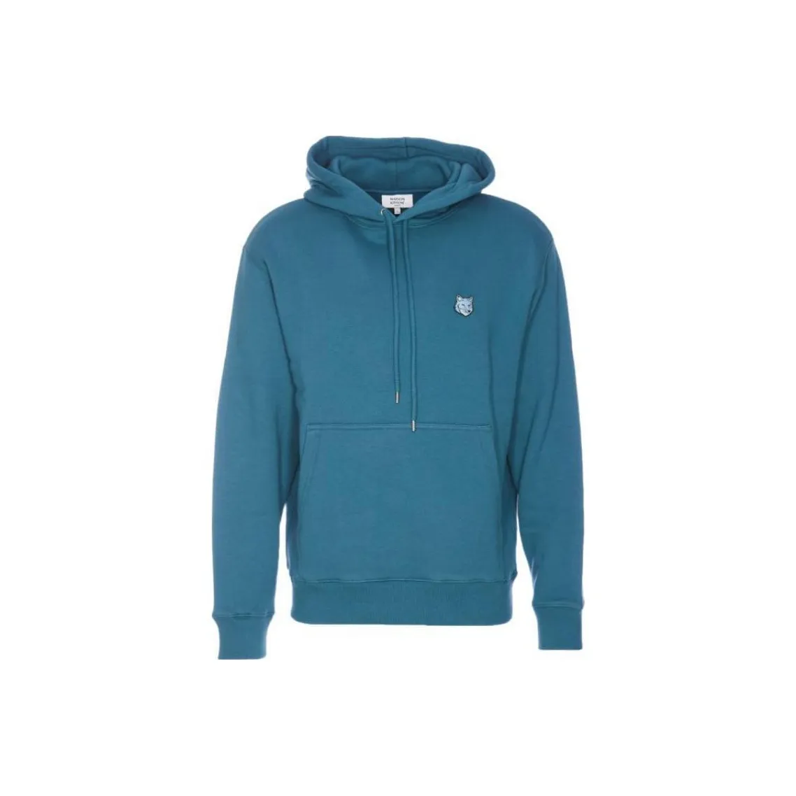Maison Kitsune Bold Fox Head Patch Drawstring Hoodie
