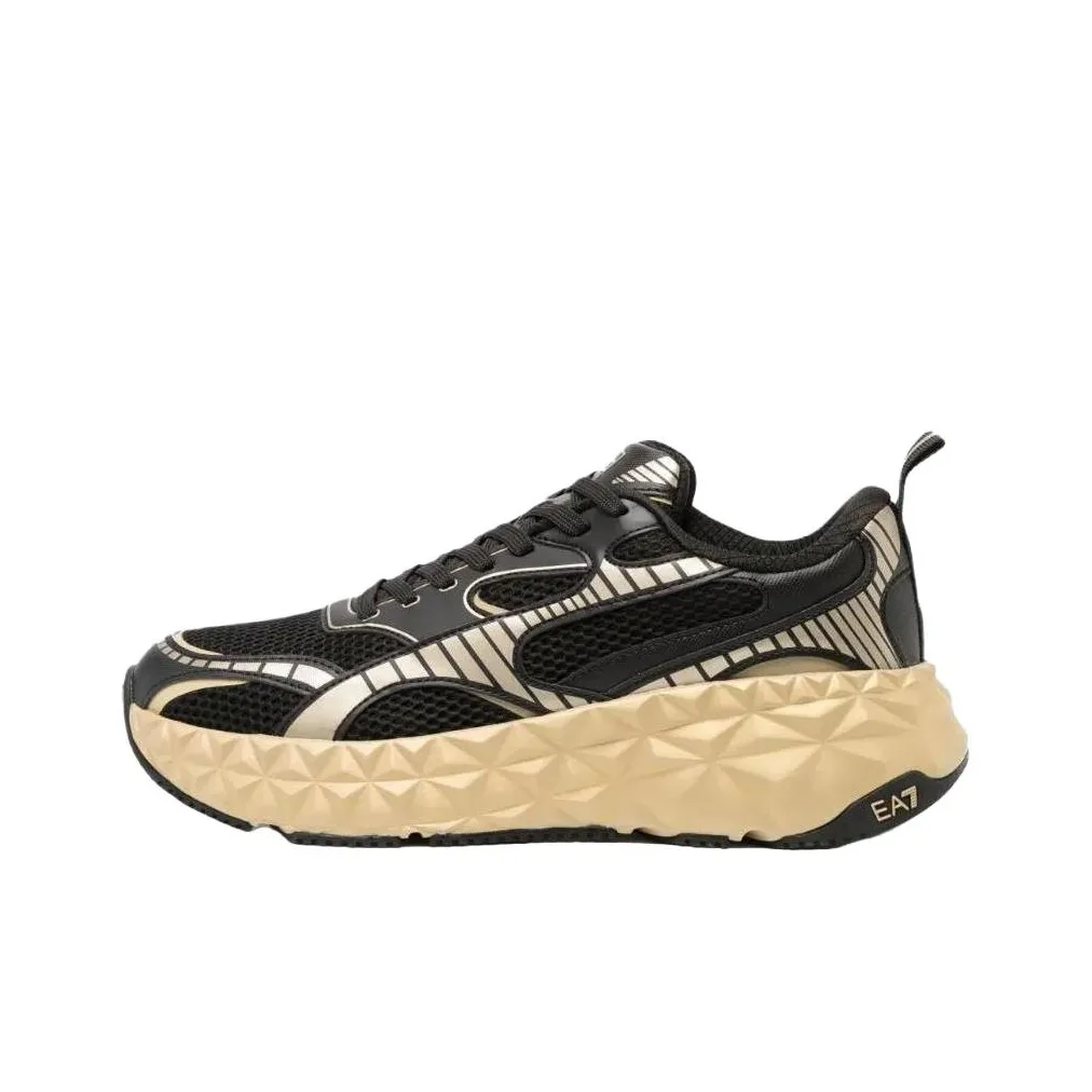 EMPORIO ARMANI EA7 Ultimate C2 Low Топ Повседневная обувь Мужская Черная