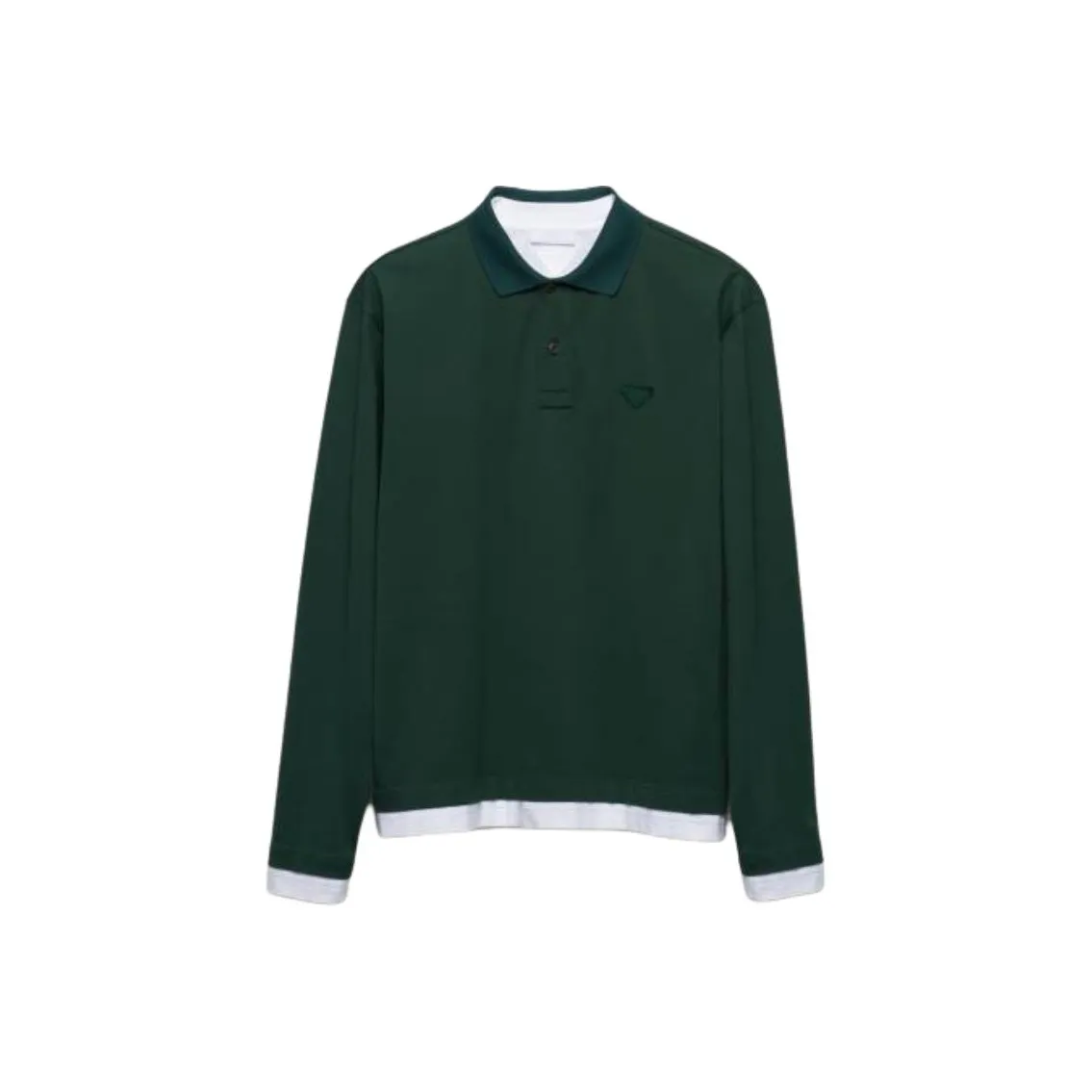 PRADA Polo Shirt Men's Fir Green