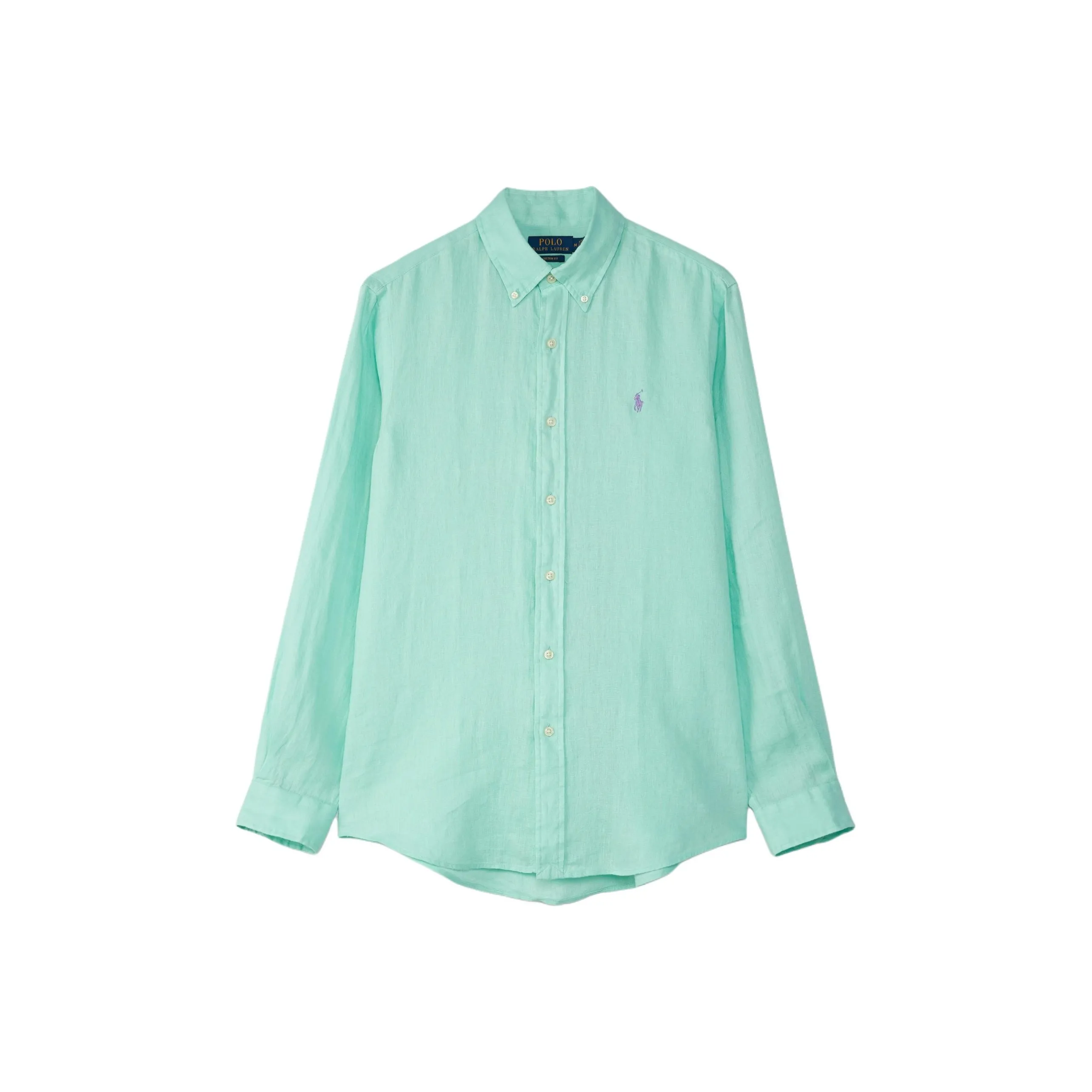 Polo Ralph Lauren SS25 Рубашка Мужская Циановая