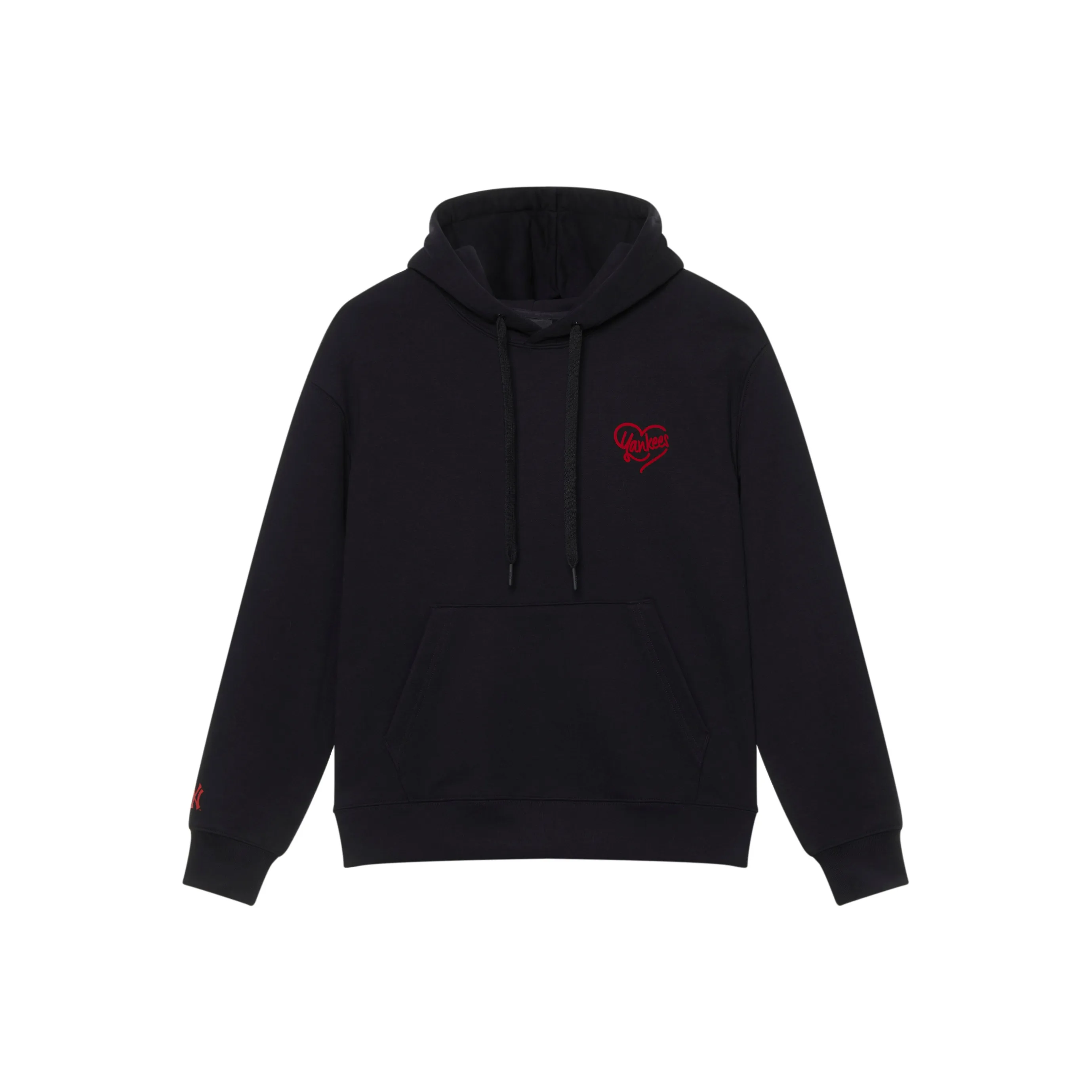 Mlb Base Logo New York Yankees Heart 24FW Толстовка Унисекс Черный