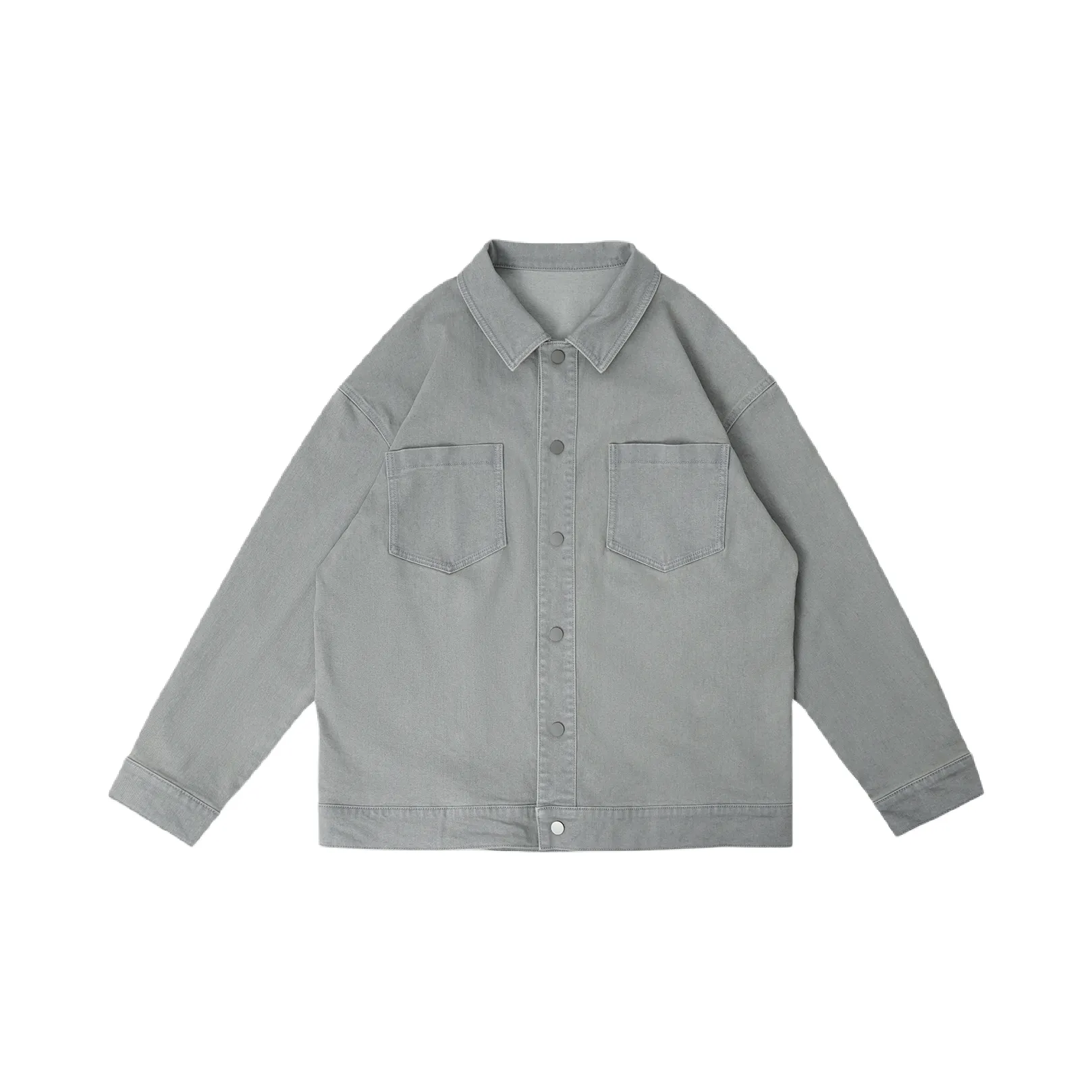 BD.POWER UP+ Винтажный серый Унисекс Рубашки